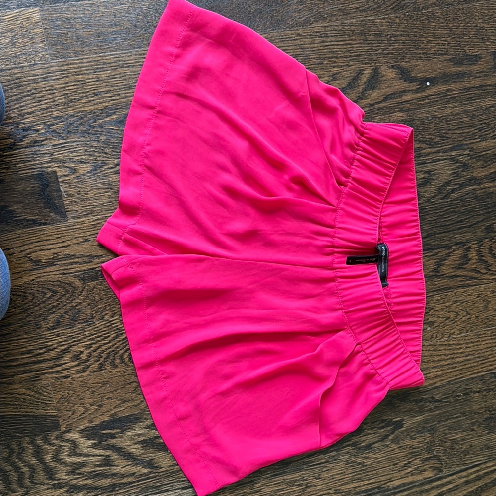 BCBGMaxAzria Women's Athletic Shorts - Hot Pink